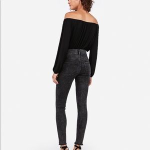Express high waist jeans